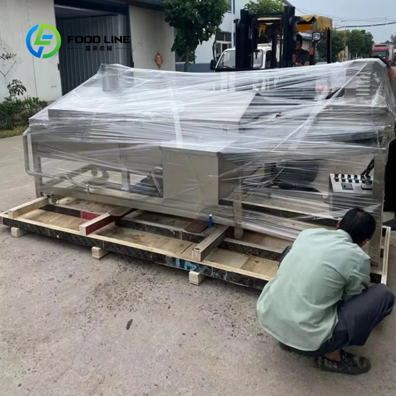 Customized Automatic Frying Equipment Deep Fryer with Oil Circulation Continuous Frying Pan/Deep Flat Fryer Frying Machine
