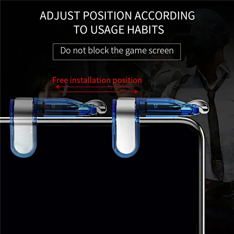 M13K-8X Мини-игровой триггер для PUBG Геймпад Мобильное управление L1 R1 Шутер Pubg Game Fire Кнопки L1 R1 для Android Ios