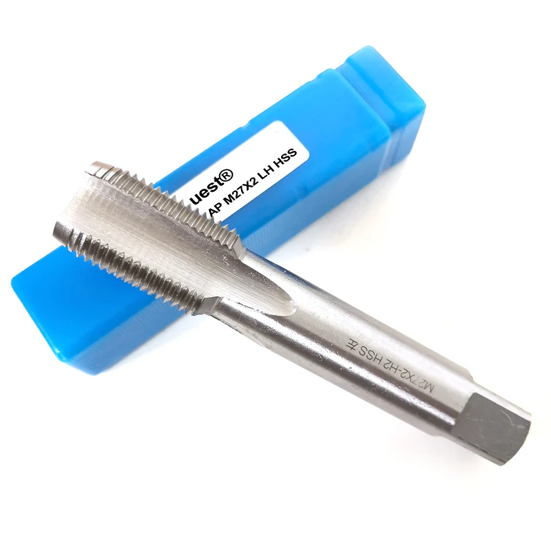 XQuest HSS Metric screw thread Plug tap M27 M27X3 M27X2 Left hand machine thread taps M27X2.5 M27X1.5 M27X1.25 M27X1 M27X0.75