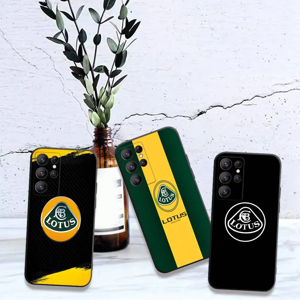L-LOTUS C-CAR Phone Case For Samsung S 24 Fe 25 Ultra Plus 20 Lite 21 30 22 23 24 22 Ultra 5G Fundas