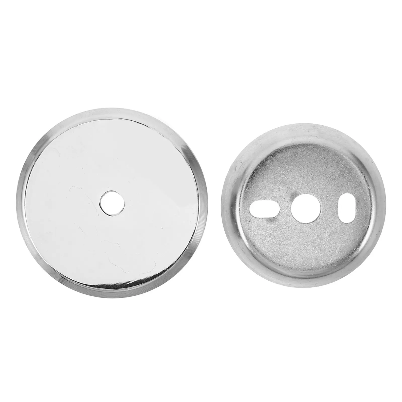 

2Pcs Bathroom Towel Rack Base Parts Universal Stainless Steel Flange Escutcheon Plate Replacement Brackets Wall Anchors Mounting