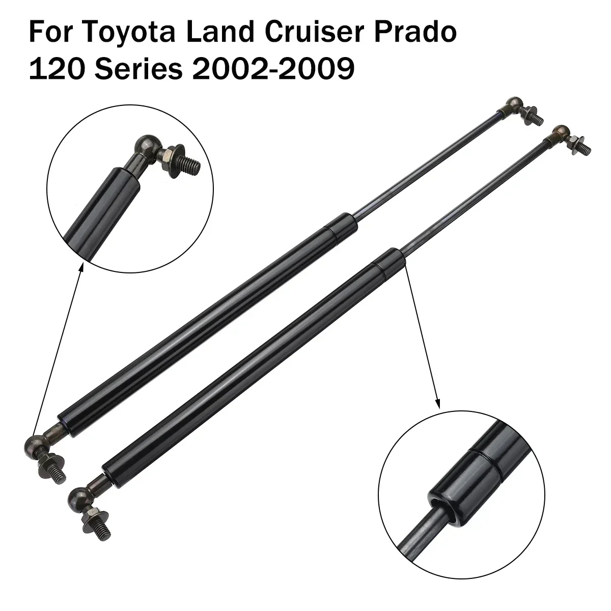 

2 шт., автомобильные газовые стойки для Toyota Landcruiser Prado 120 Series 2002- 2004 2005 2006 2007 2008