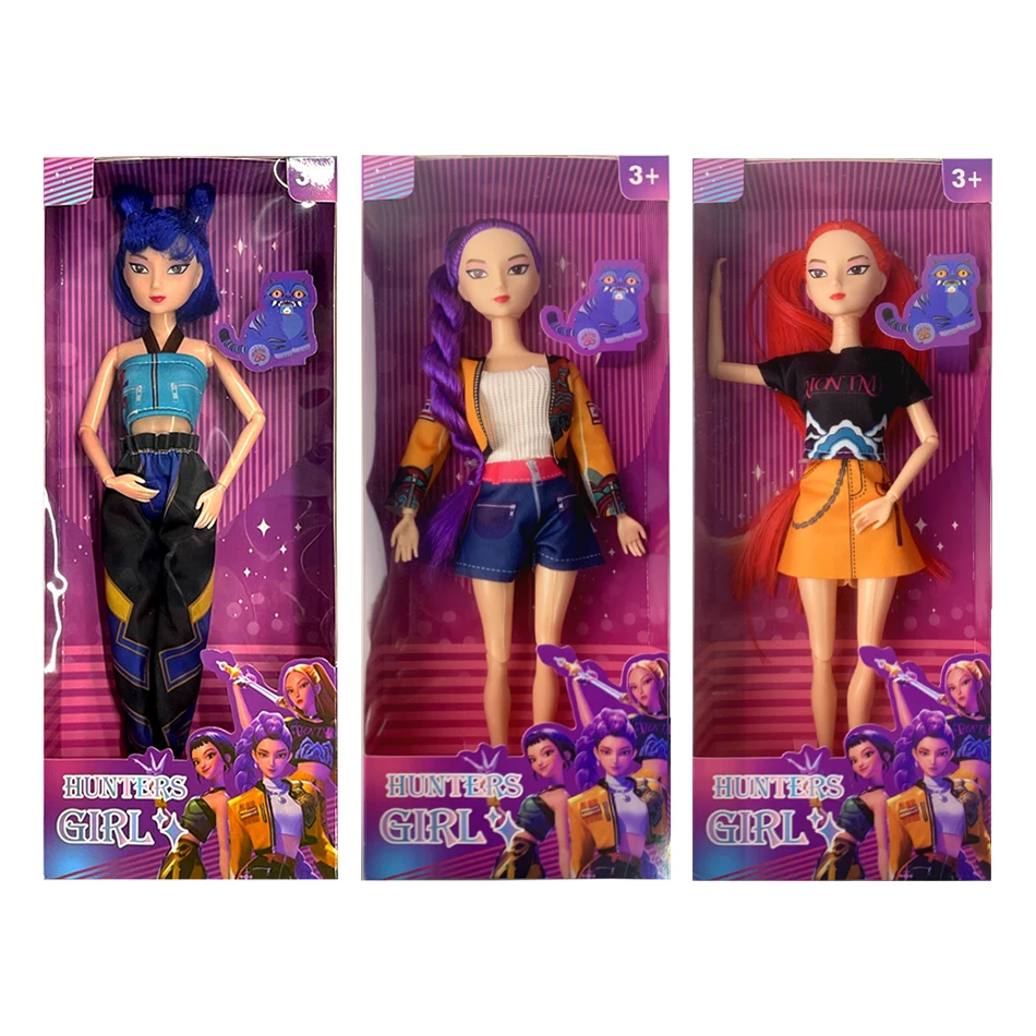 Mu lectas de dansadores de demonios Kpop de 11 pulgadas، figuras de acti de juguete Rumi Mira Zoey، hermosa princesa، mualecas de