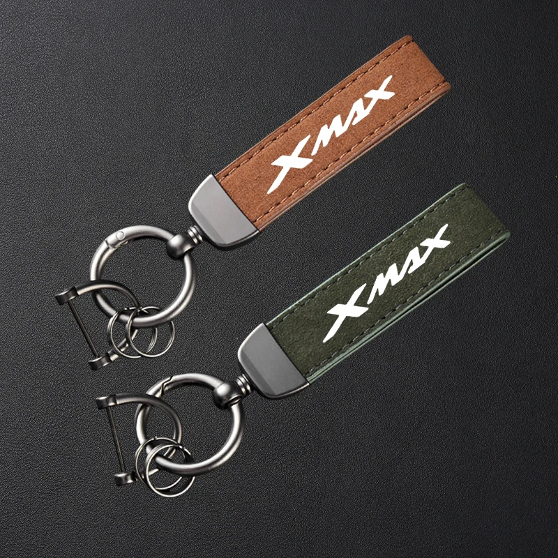 

Высококачественный кожаный замшевый брелок для мотоцикла для YAMAHA X-MAX XMAX 300 250 400 125 200 XMAX 300 2009-2025, аксессуары