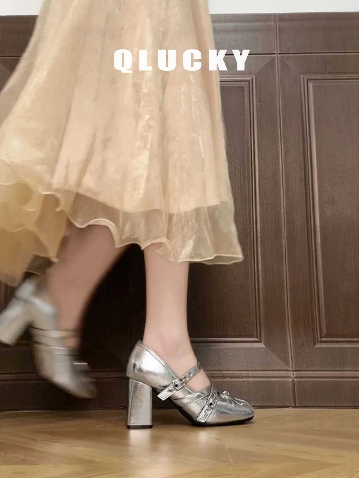 silver-leather-mary-jane-high-heels-comfortable-ballet-style-women's-autumn-shoes-fashionable-flat-footwear-french-style