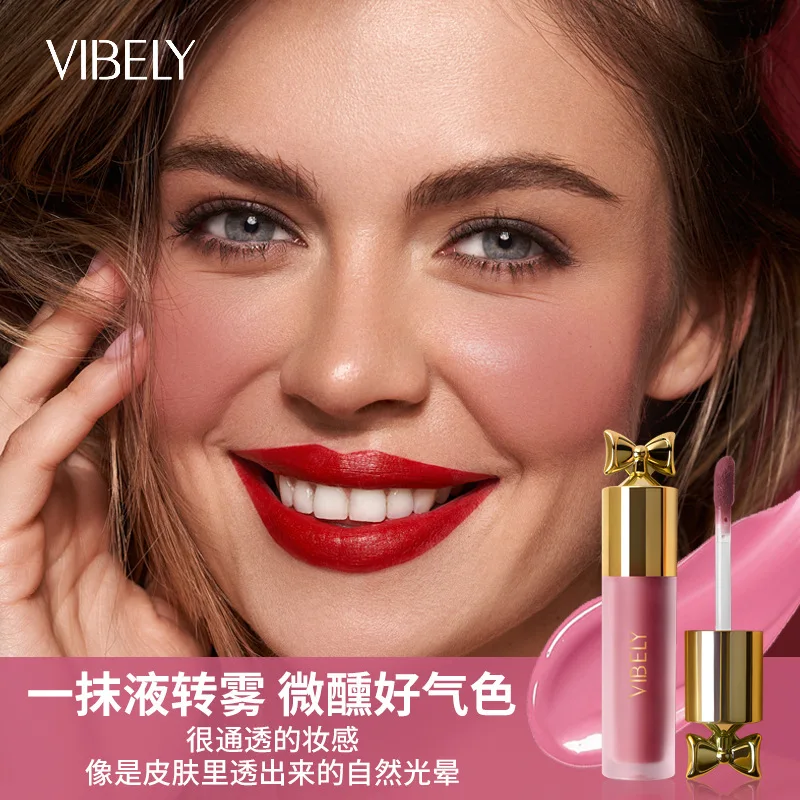 Colorete líquido raro, colorete mate de terciopelo, pigmento facial, belleza duradera, crema Natural, tinte para mejillas, colorete naranja melocotón, maquillaje Maquiagem