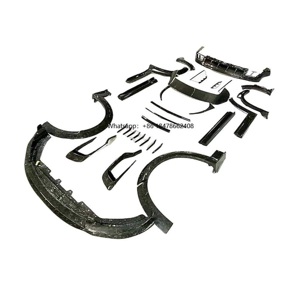High Quality Modified Carbon Fiber Half Carbon Body Kit for Levante Msy Style Wide Bumper with Full Set Paintjob New Condition