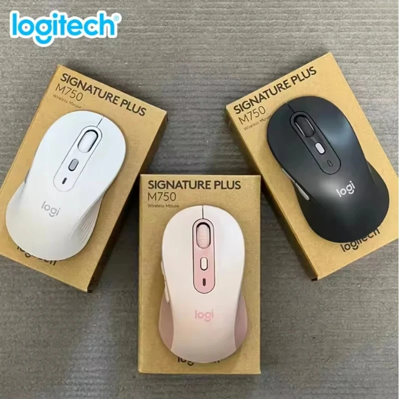 وصلة بلوتوث ماوس لوجيتك M650، ضغط مريح للأزرار الكبيرة، عمر بطارية طويل، مخصص لأجهزة الكمبيوتر المحمولة
