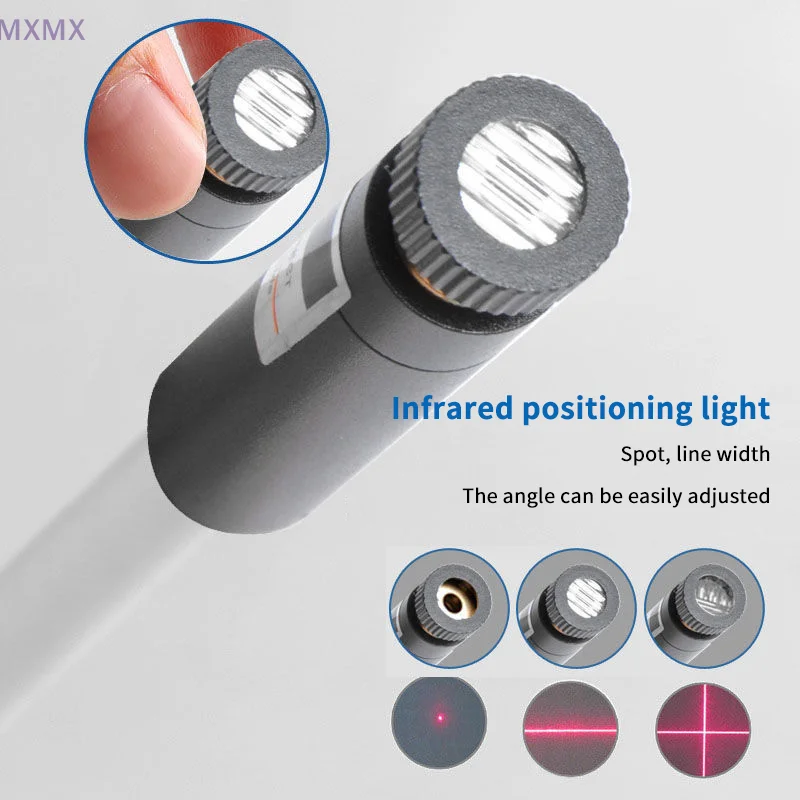 USB DC 5V Luce di posizionamento laser rossa Punto/Linea/Croce Lampada da lavoro a infrarossi Taglio con base magnetica Accessori per macchine da cucire