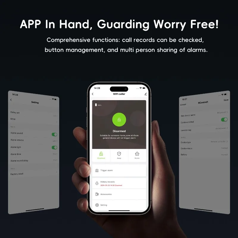 B04B-Wireless Emergency Call Button System For Elderly, SOS Pager For Hospitals, Nursing Homes, Schools