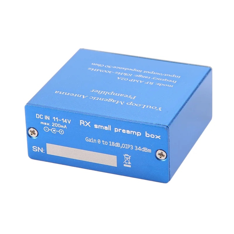 

Усилитель предусилителя RF Amp для магнитной антенны YouLoop для HF и VHF-ABPS