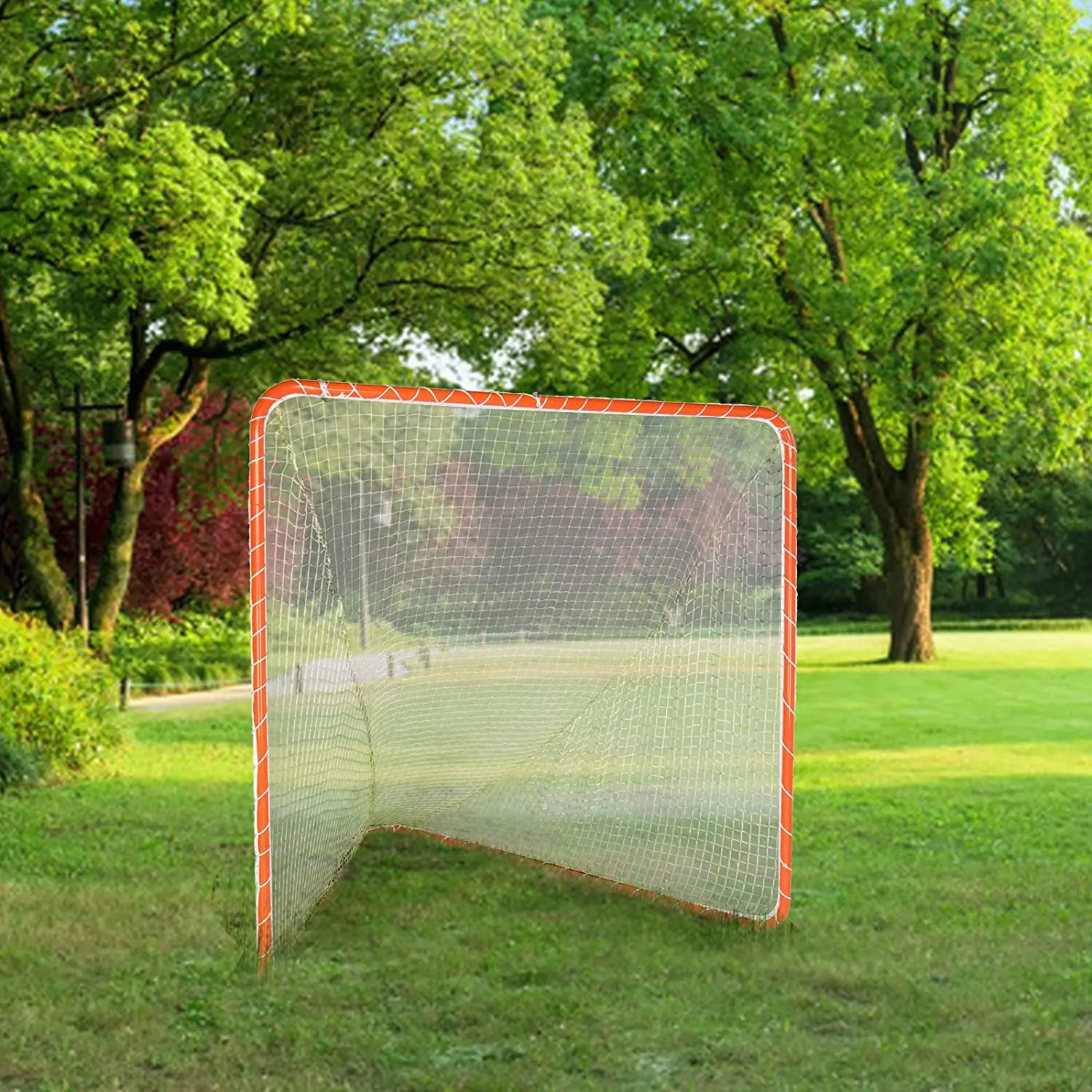 

Youth training recreation shooting training equipment steel frame folding lacrosse goal