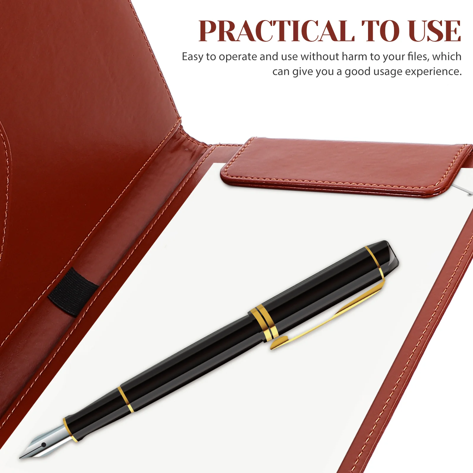 Binder The Folio Folder Tablet Mini Photo Album Bills Clipboard Red Desktop Stand