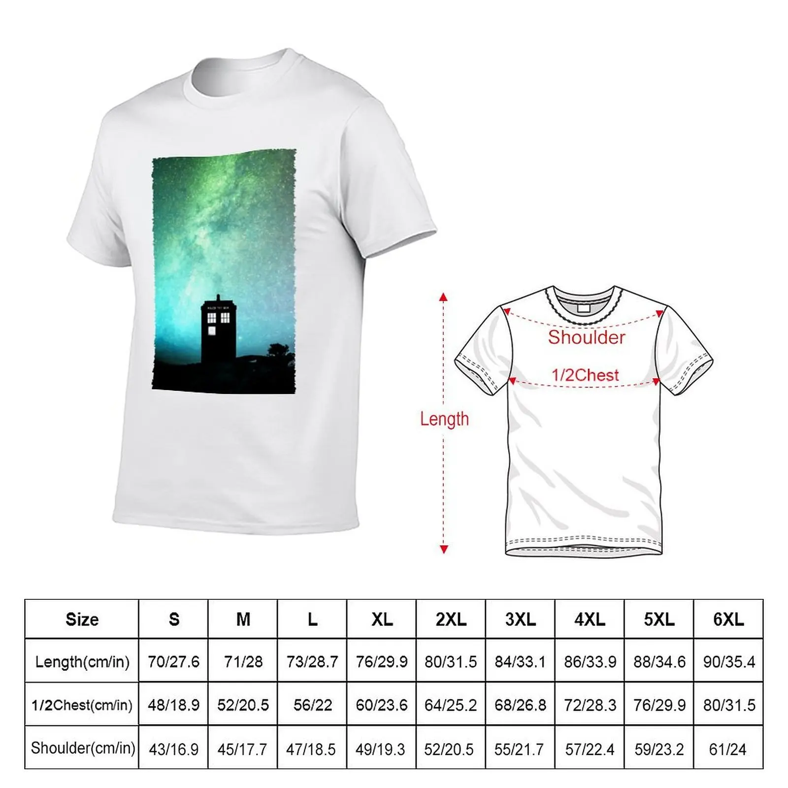 Starry Moon Art Blossom T-Shirt man t shirt summer men t shirt cotton 100% T-Shirt
