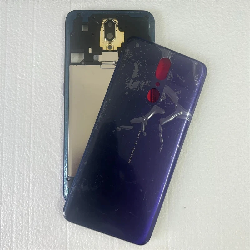

Полный чехол для Oppo A9 2019, средняя крышка рамы, задняя крышка аккумулятора, задняя крышка, запасные части