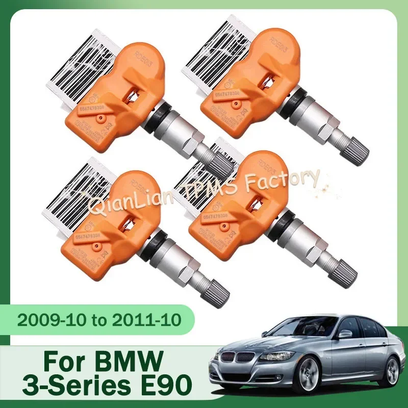 4 Stück 36106856227   433 MHz Reifendruckkontrollsysteme für BMW 3er E90 2009–10 bis 2011–10