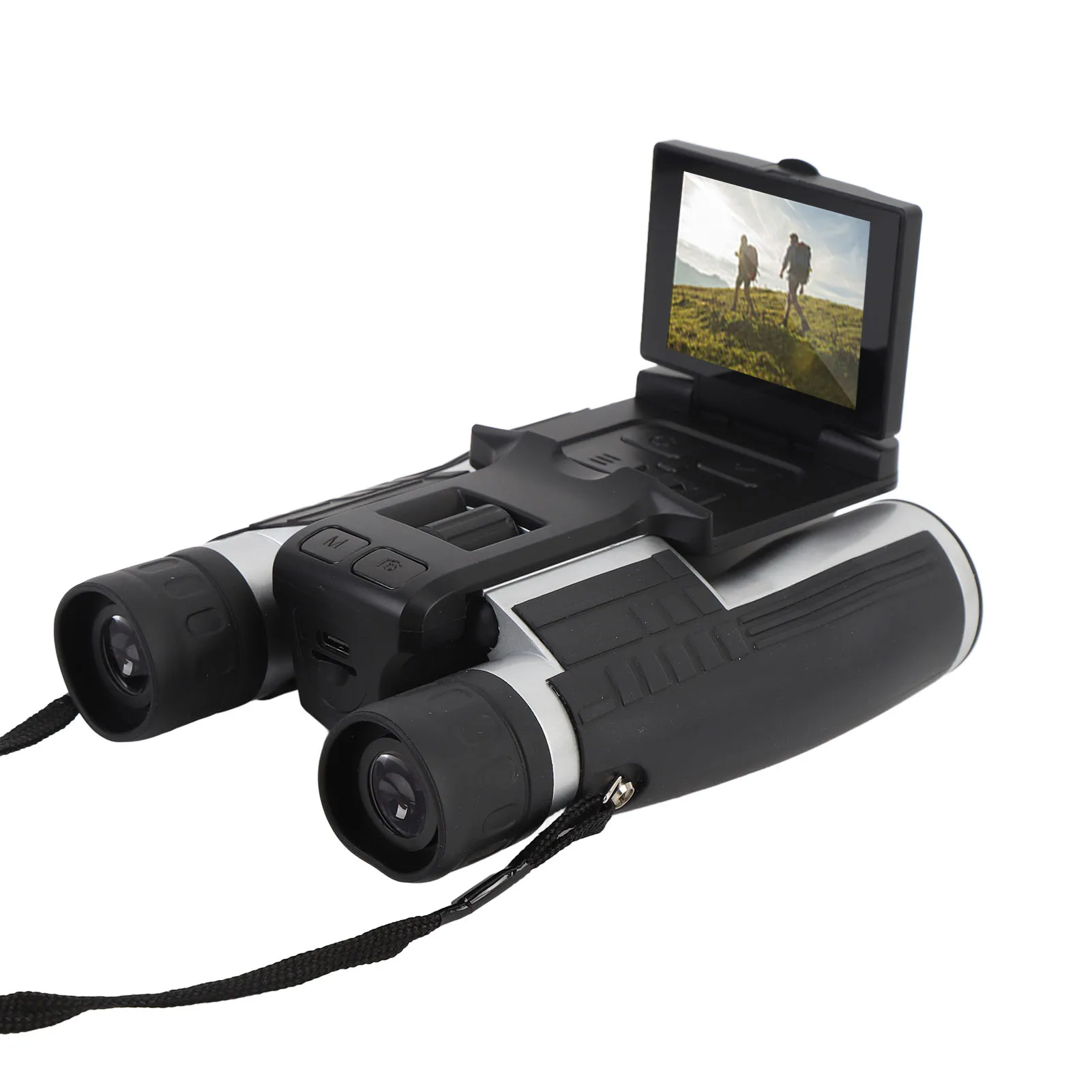 Compact Binoculars 12x32 Binoculars Support Up To 128GB Plastic 2.4 Inch Color Display 1000mAh Battery 48MP Photos for Outdoor
