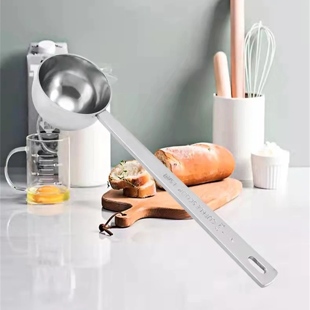 1/2/4PCS Coffee Spoon Convenient Does Not Rust Simple Wear-resistant Practical Household Measuring Spoon Portable Durable