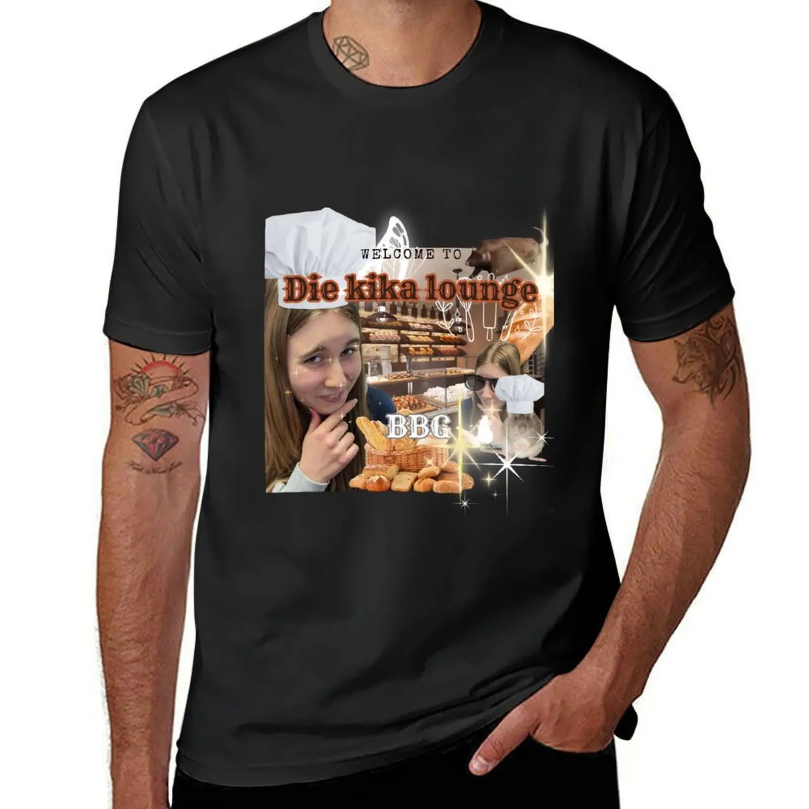 

Welcome to die kika lounge bbg T-Shirt heavyweights quick drying T-shirt men