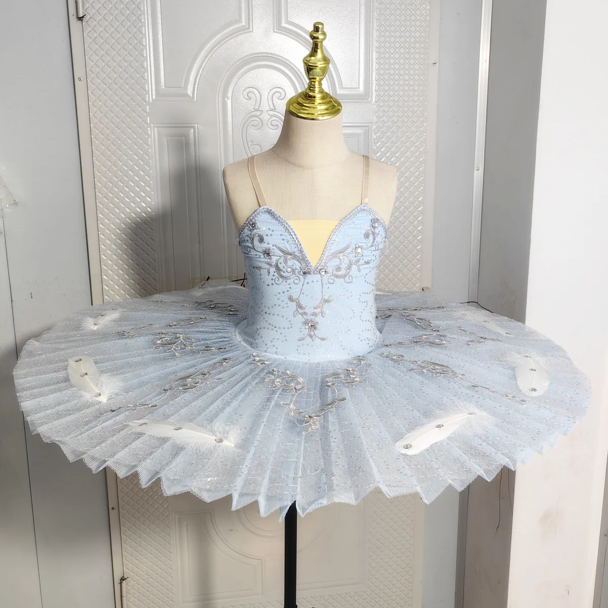 Children\'s Blue Bird Ballet Dress Performance Dress Girls\' Ballet Puffy Dress TUTU Skirt Stage Performance Clothing Professional