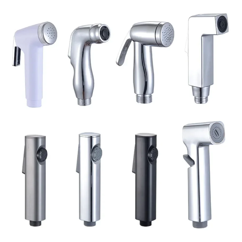 Toilet Flushing Gun Faucet Washer Toilet Flushing Gun Companion Household High-Pressure Booster Nozzle Bidet Toilet Sprayer Head