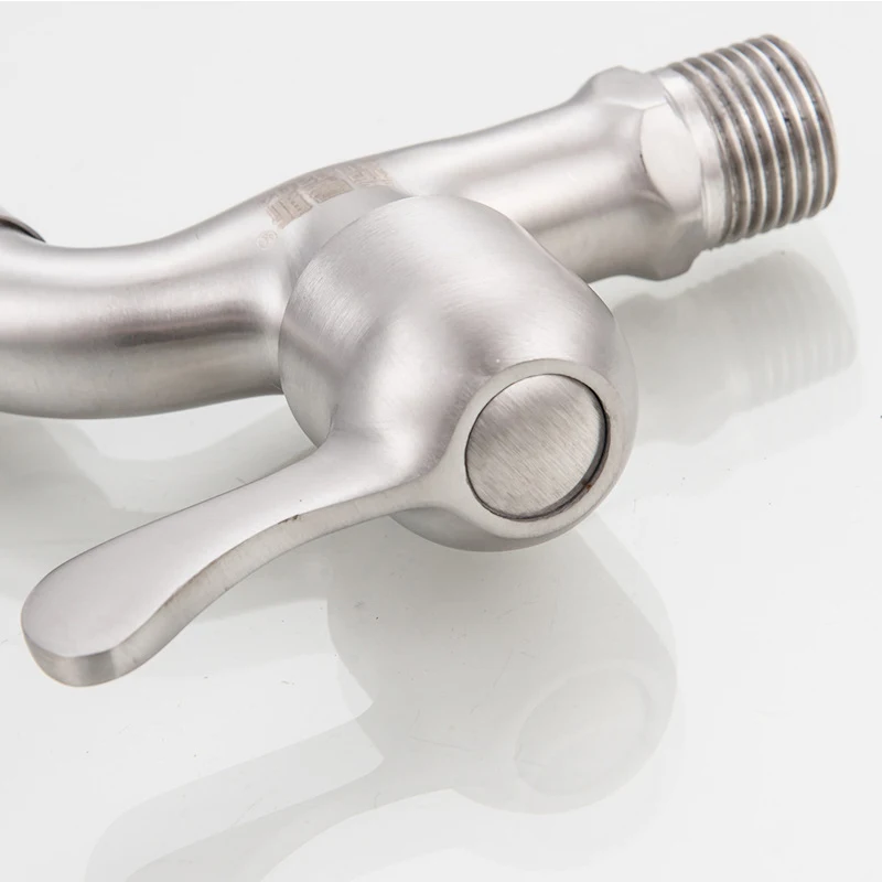 304 حديقة من الفولاذ المقاوم للصدأ تطيل سريع الفتح، الغسالة، صنبور الماء البارد، صنابير حمام السباحة الممسحة #3