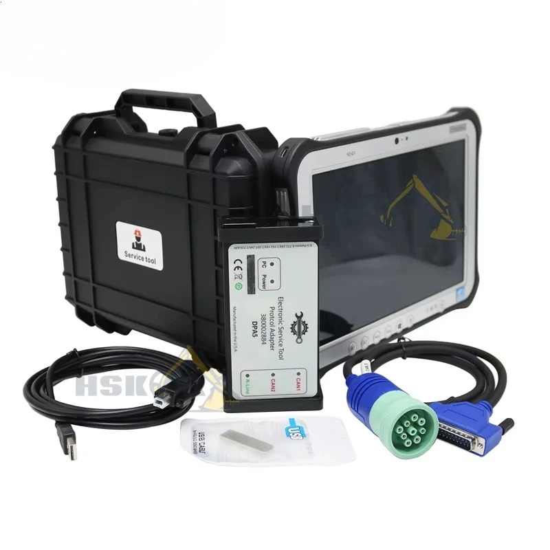 أداة تشخيص V9.8 EST DPA5 380002884 لحفارة CNH New Holland أدوات خدمة جرار قطع غيار ماكينات البناء #1
