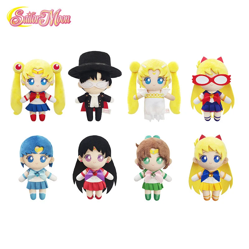 

Genuine Anime Sailor Moon Blind Box Sailor Mercury Sailor Mars Sailor Jupiter Mystery Box Pendant Doll Ornaments Decoration Gift