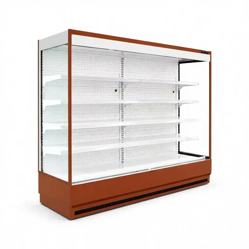 Air Cooled Air Curtain Beverage Display Cooler Commercial Refrigerator for Convenience Store