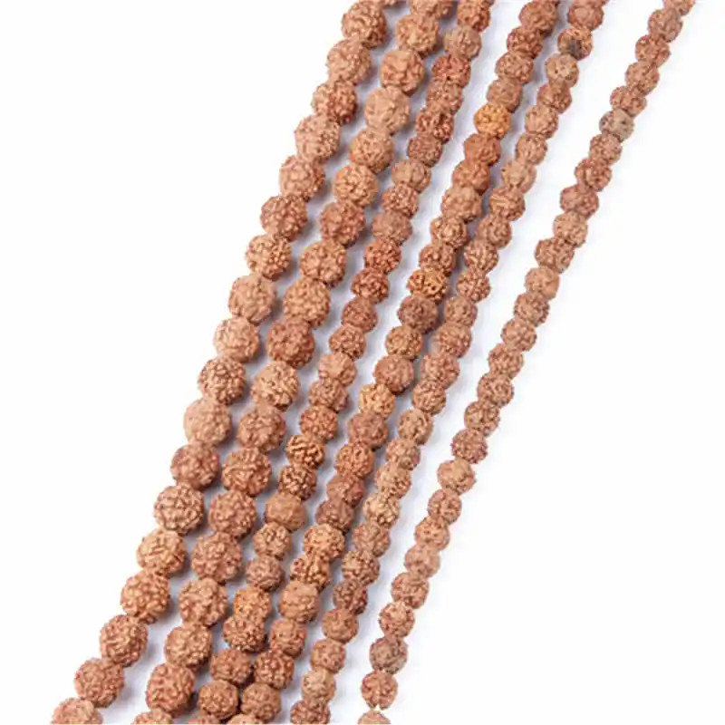 10Strands Real Natural Rudraksha Bodhi Beads 4mm 5mm 6mm 7mm 8mm TSB0530