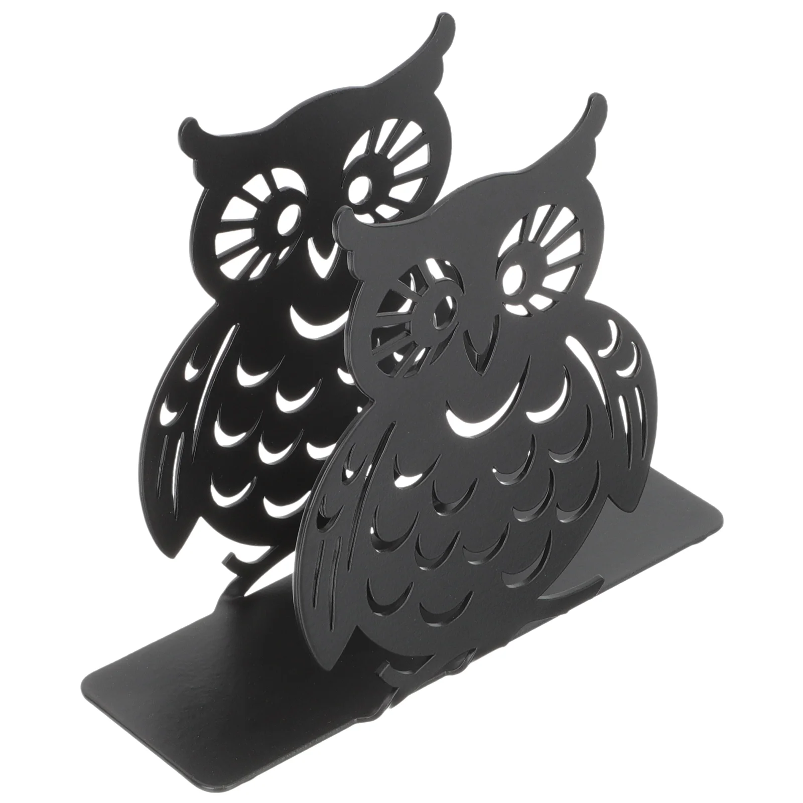 

Owl Napkin Holder The Animal Guest Kitchen Rack Flat Hollow Out Paper Wrought Iron Rustic Vertical Bar Table