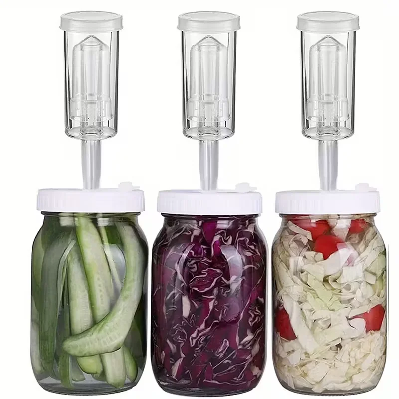 Simple Airlock Homebrew Air Lock With Silicone Grommets for Brewing Beer Fermentation Wine Making Sauerkraut Kimchi Kombuch