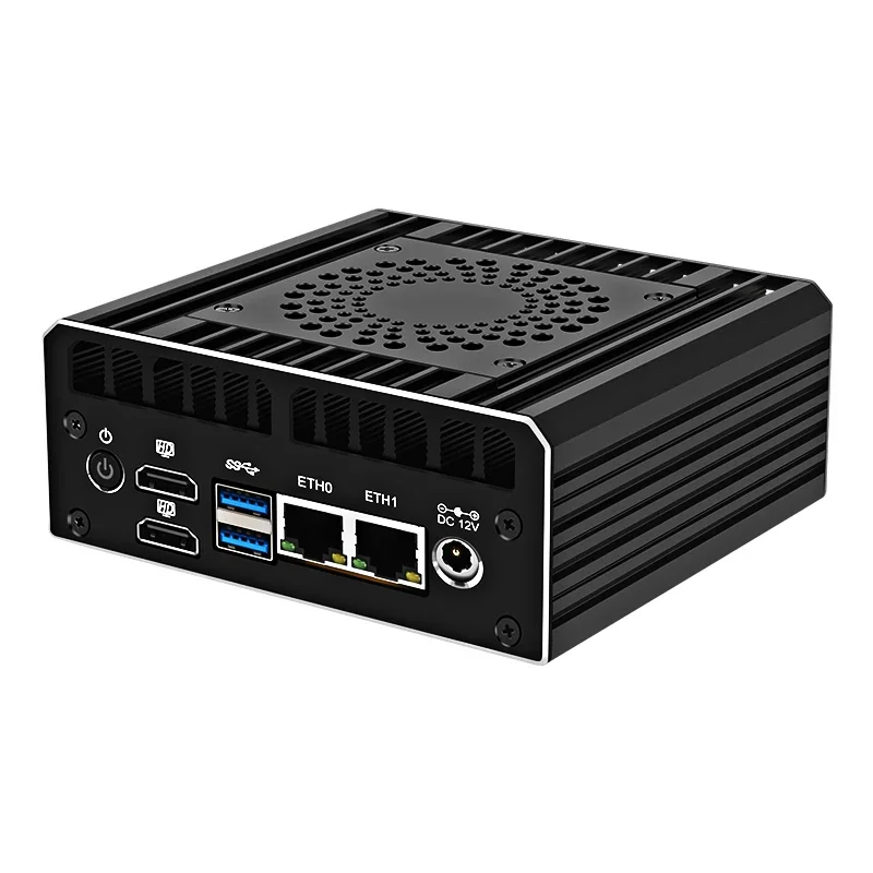 Solid Firewall Mini PC X86 P5 12th Gen In-tel I3-N305 N100 Soft Router 2*i226-V 2.5G 2*HD2.0 2*USB3.2 DDR5 4800 PCIex4 DIY NAS