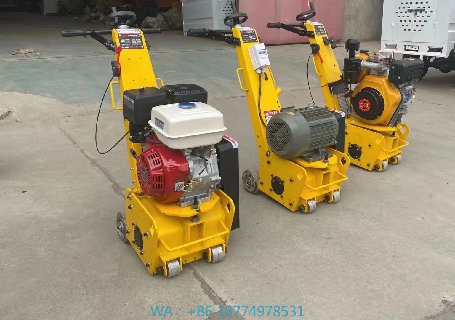 Milling Machine Concrete Planer Scarifier MachineSmall Hand-push Milling Machine Small Concrete Pavement