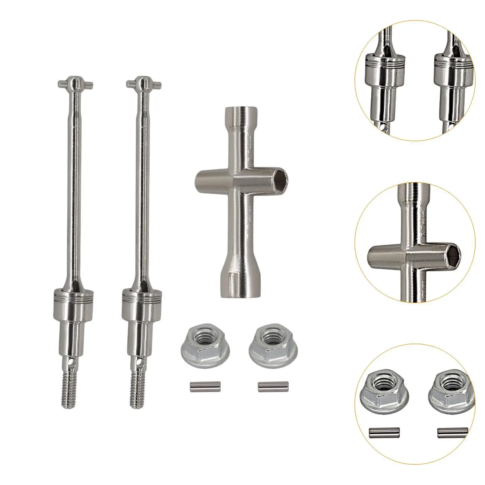 16101Pro/16102Pro/16103Pro/16201Pro 모델용 1/16 RC 자동차 드라이브 샤프트