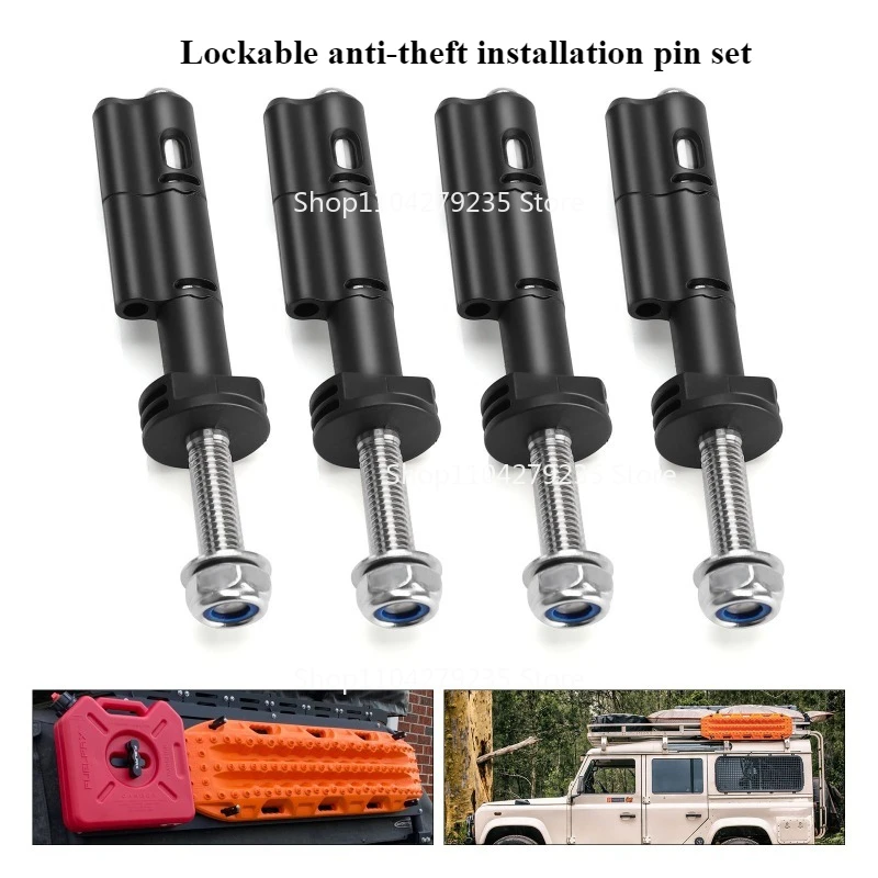 

Запираемый противоугонный набор безопасных монтажных штифтов для спасательных/восстановленных тяговых пластин