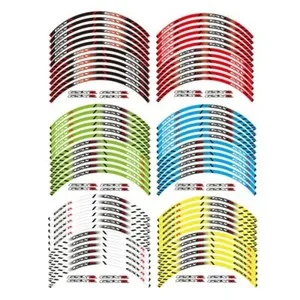 

For SUZUKI GSX-R GSXR 600/750/1000 17inch Wheels Hub Stickers Motorcycle Accessories Reflective Decals Stripes