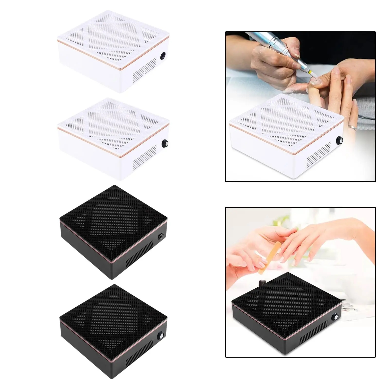 60W Nail Dust Collector Nail Salon Use Dust Extractor Dust Suction Machine for Nail Polishing