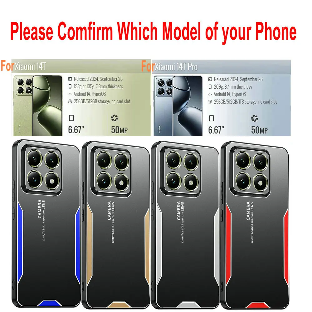 For Xiaomi Mi 14T Pro Mi14T Luxury Case Laser Carving Metal Shockproof Bumper Armor Back Cover For Xiaomi Mi14T Pro Phone Cases