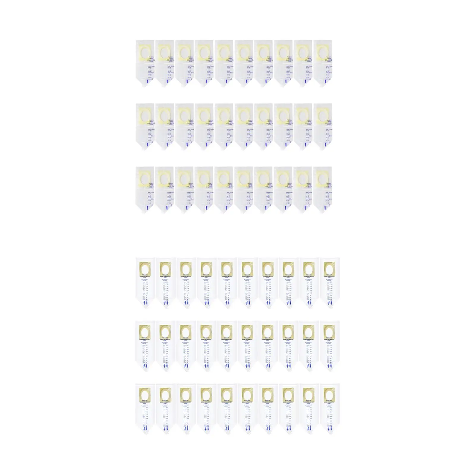 

30pcs Pediatric Urine Bags Practical Child Transparent Lightweight Clear Urine Catchers for Travel Camping Traffic Car Outdoor