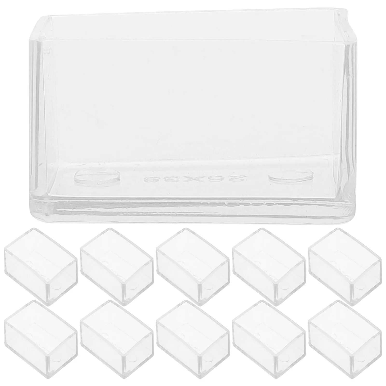 

12Pcs Floor Protectors for Furniture Transparent Thickened Plastic Chair Leg Caps Scratch Resistant Quiet Home Office Table