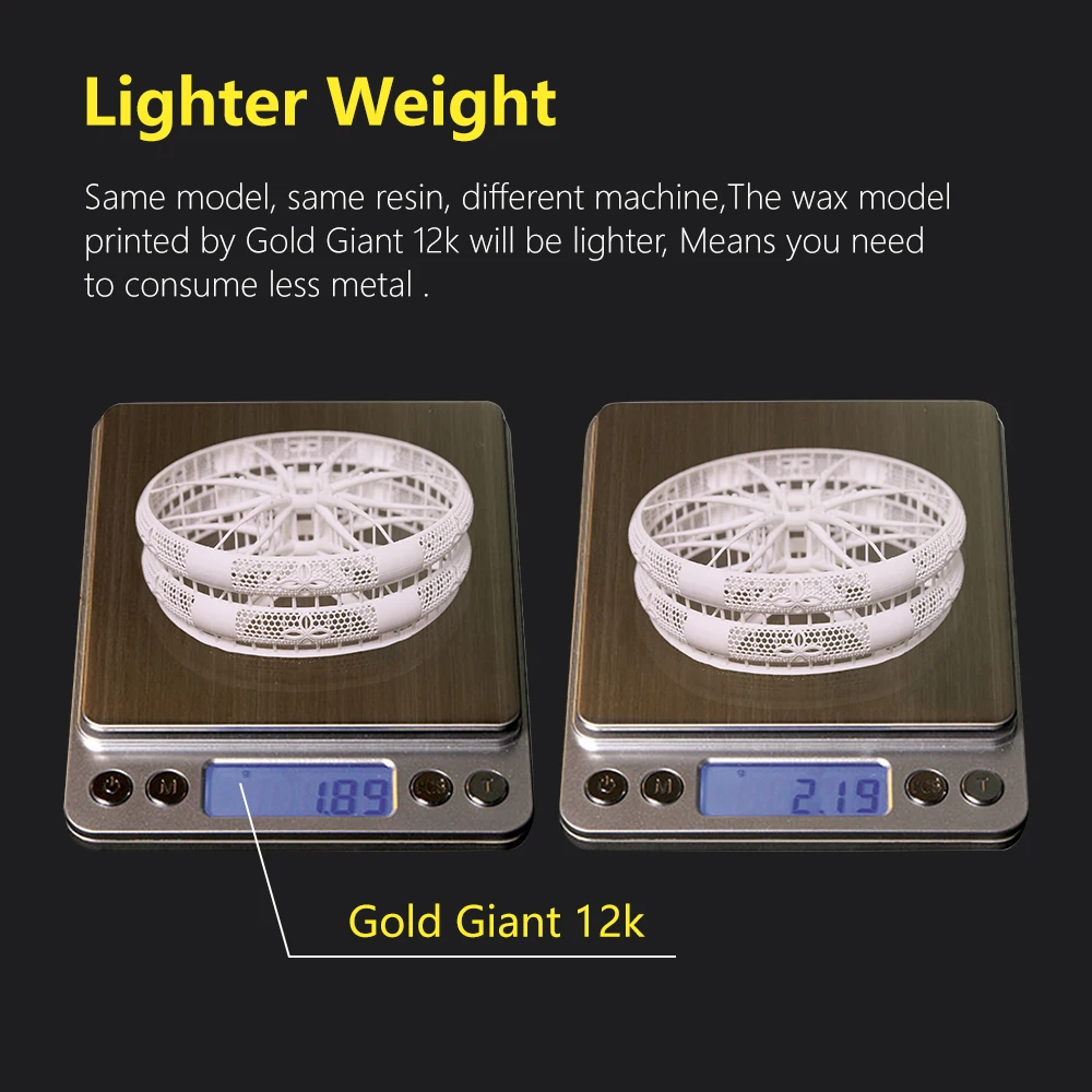 IFUN 자이언트 전문 산업용 LCD 3D 프린터 기계, 보석 주조 송진, 고정밀, 12k