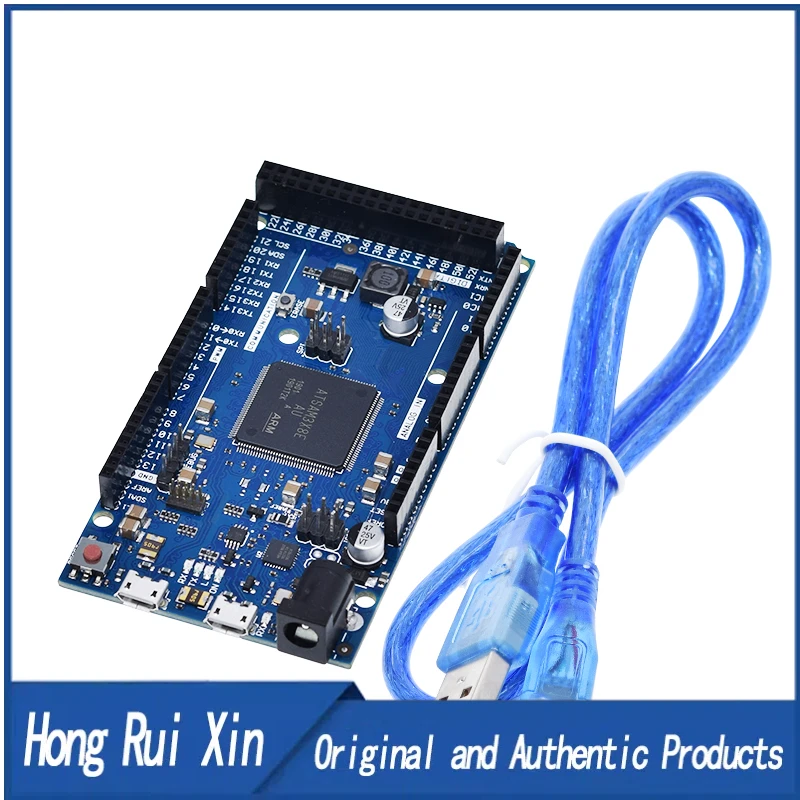 

Official Compatible DUE R3 Board SAM3X8E 32-bit ARM Cortex-M3 / Mega2560 R3 Duemilanove 2013 For Arduino Due Board With Cable