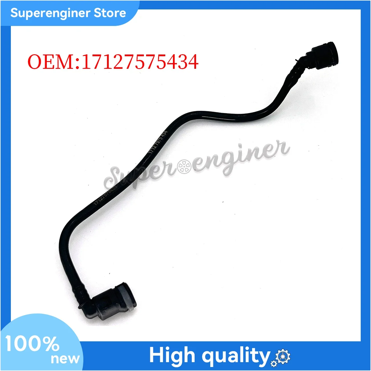 17127575434 Radiator Coolant Water Hose For BMW 5/7Series 535Li 750Li F01 F02