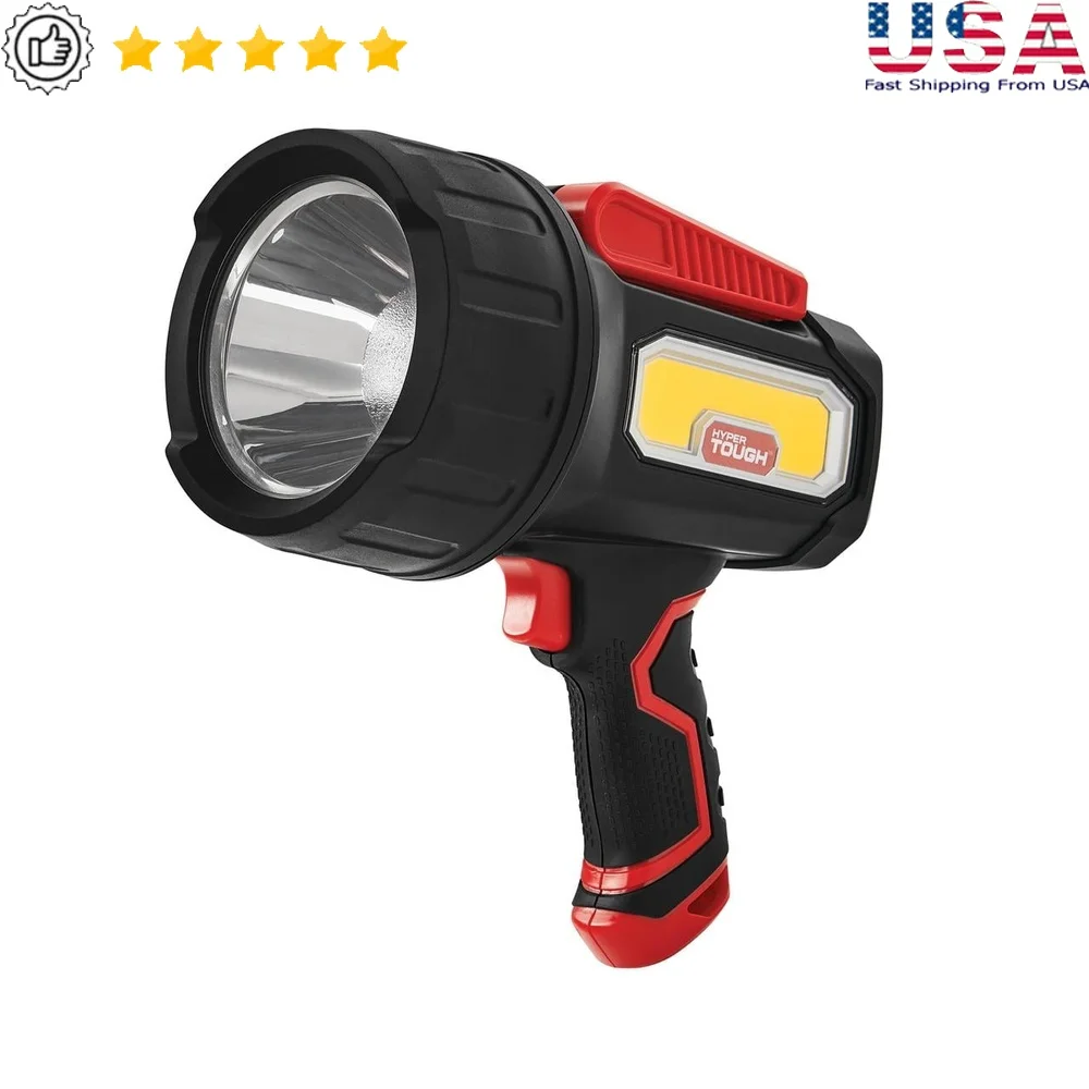 

1800 Lumens LED Spotlight Power Bank IP67 Waterproof Multi-Functional Emergency Light with Adjustable Modes and Portable Design