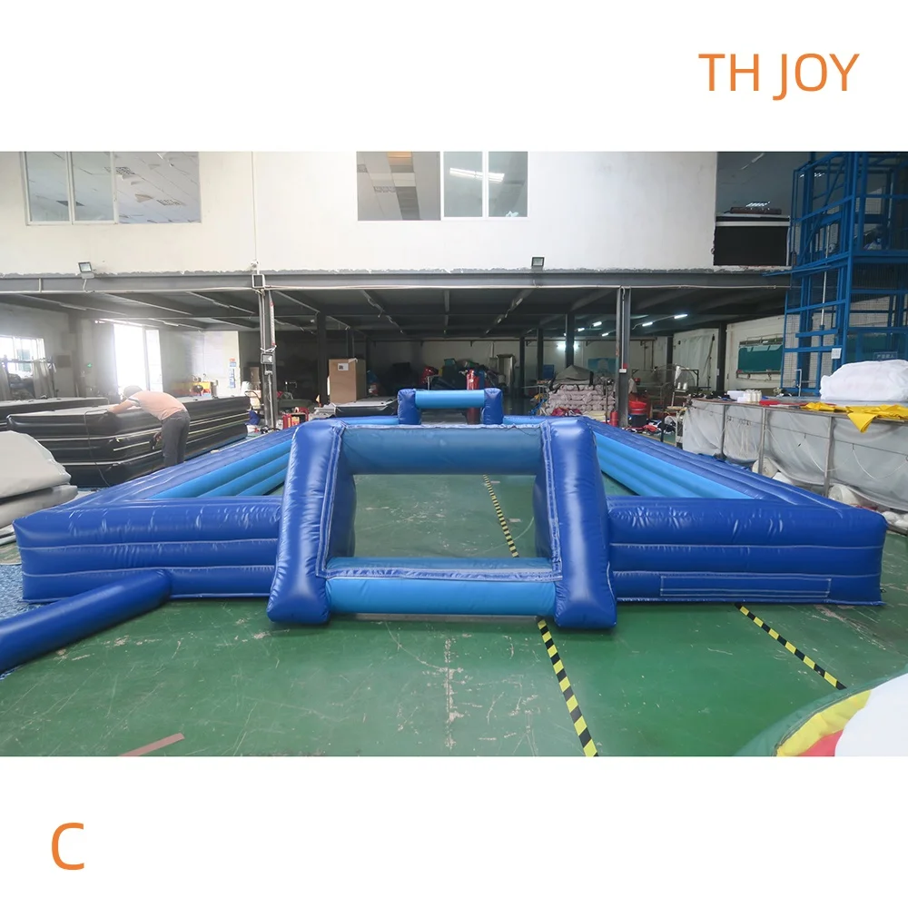 Champ de football gonflable terrain de football terrain de sport Arena terrain de football gonflable commercial en PVC