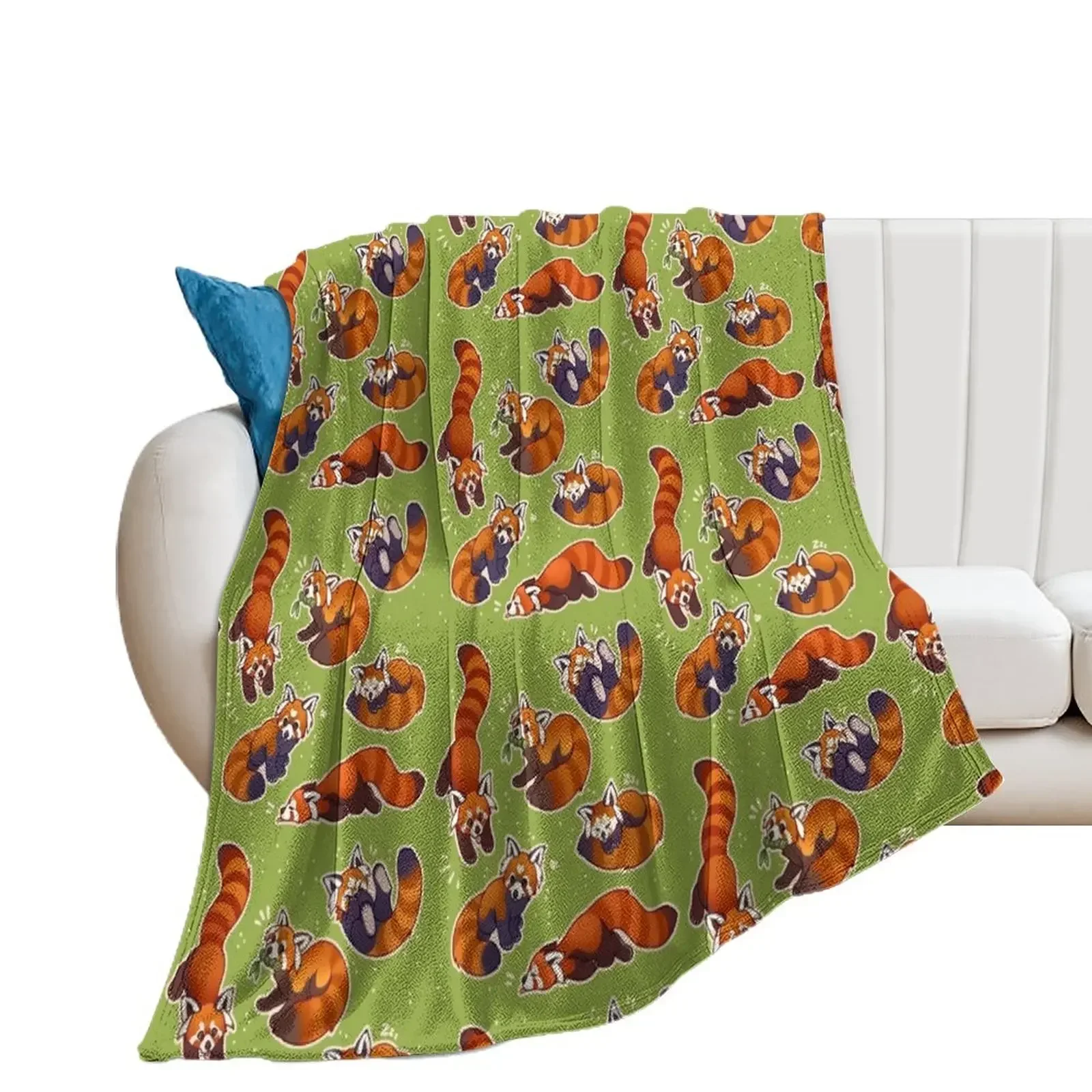 

Red panda Throw Blanket Camping Softest Blankets