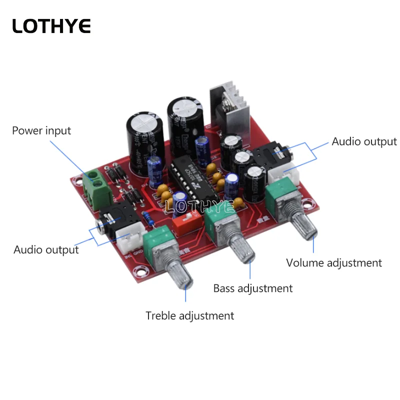 

Preamp Tone Board BBE XR1075 Audio Treble Bass Adjustment Equalizer Pre Amplifier Tone Control Preamplifier