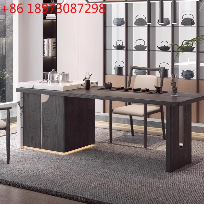 

Легкий роскошный чайный столик, современный простой автоматический офисный столик высокого класса с кипящей водой