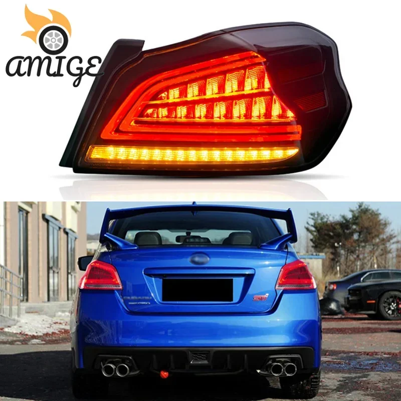 

Car LED Taillight Tail Lights For Subaru WRX 2013-2018 Rear Fog Lamp Brake Light Reverse Turn Signal